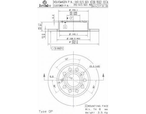 Rear Brake Disc