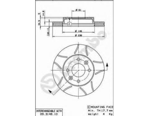 Front Brake Disc