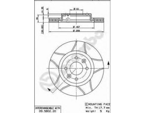 Front Brake Disc