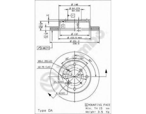 Front Brake Disc