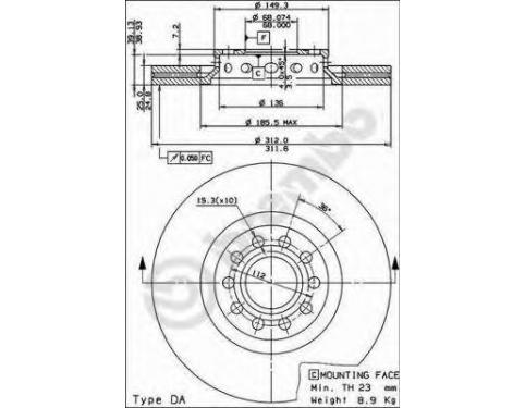 Front Brake Disc