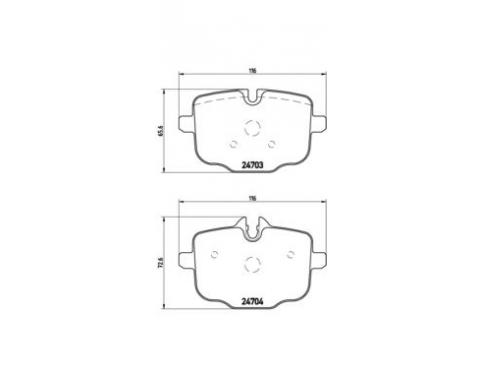 Rear Brake Pad Set