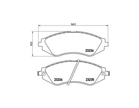 Front Brake Pad Set