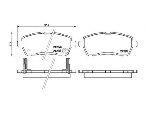 Front Brake Pad Set
