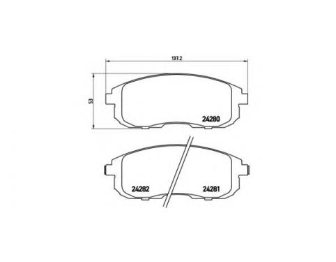 Front Brake Pad Set