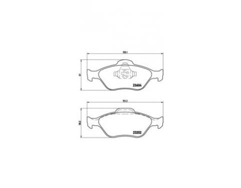 Front Brake Pad Set