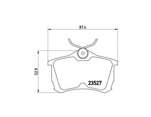 Rear Brake Pad Set