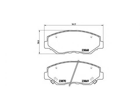 Front Brake Pad Set