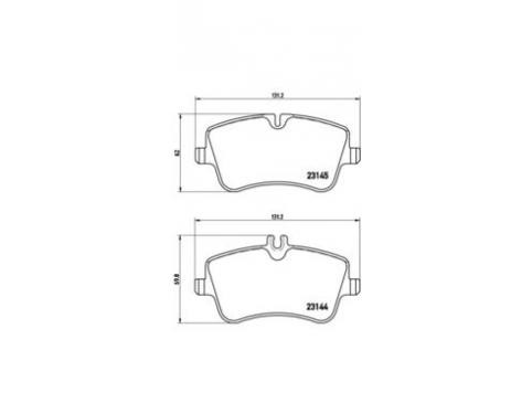 Front Brake Pad Set