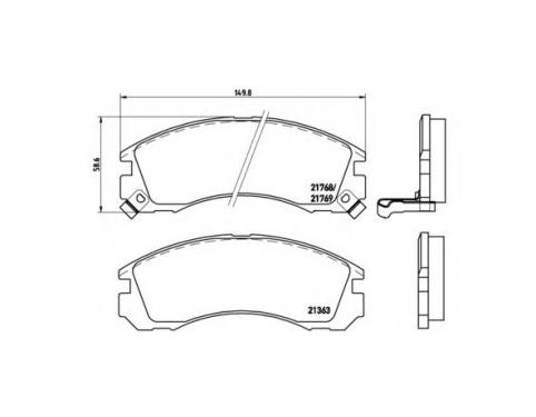 Front Brake Pad Set