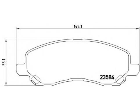 Front Brake Pad Set