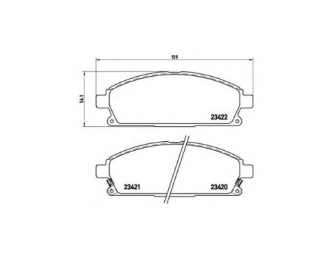 Front Brake Pad Set