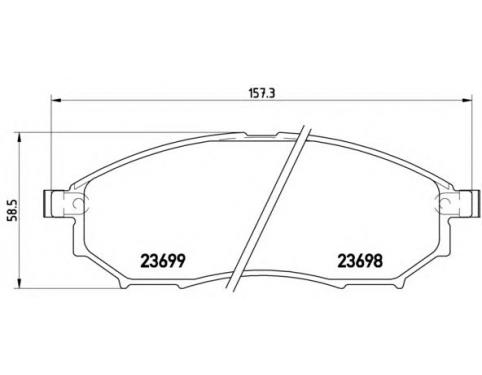 Front Brake Pad Set