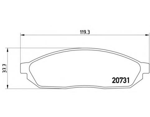 Front Brake Pad Set