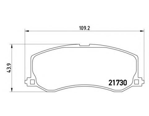 Front Brake Pad Set