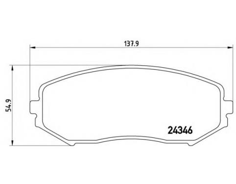 Front Brake Pad Set
