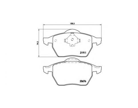 Front Brake Pad Set