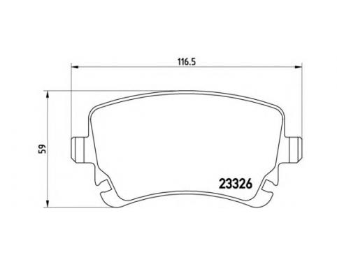 Rear Brake Pad Set