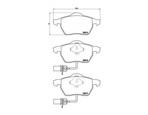 Front Brake Pad Set