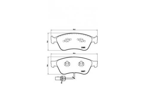 Front Brake Pad Set