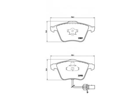 Front Brake Pad Set