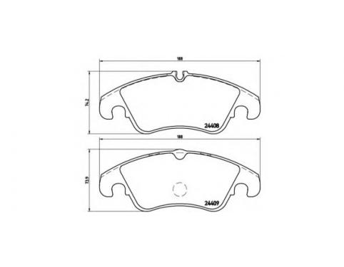 Front Brake Pad Set