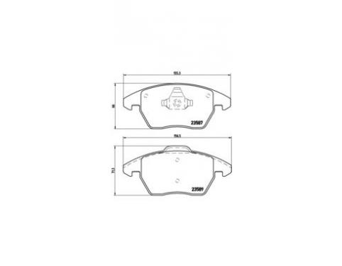 Front Brake Pad Set