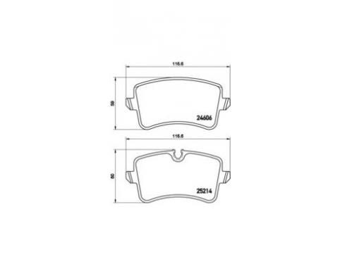Rear Brake Pad Set