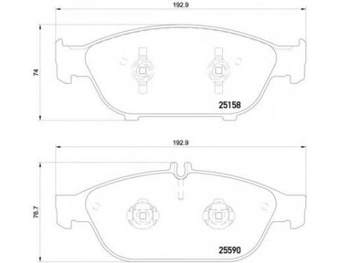 Front Brake Pad Set