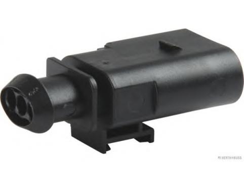 Flat contact housing withcontact locking mechanism