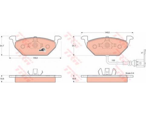 Front Brake Pad Set