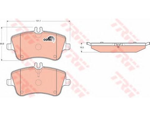 Front Brake Pad Set