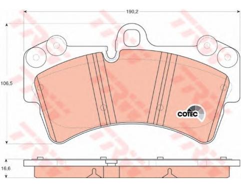 Front Brake Pad Set