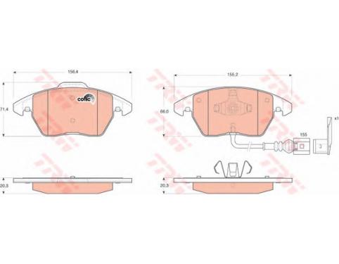 Front Brake Pad Set