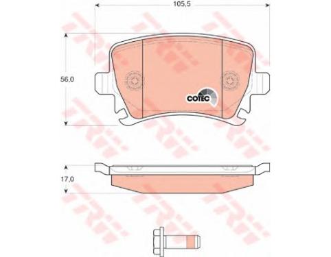 Rear Brake Pad Set