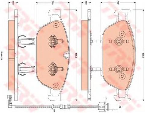 Front Brake Pad Set
