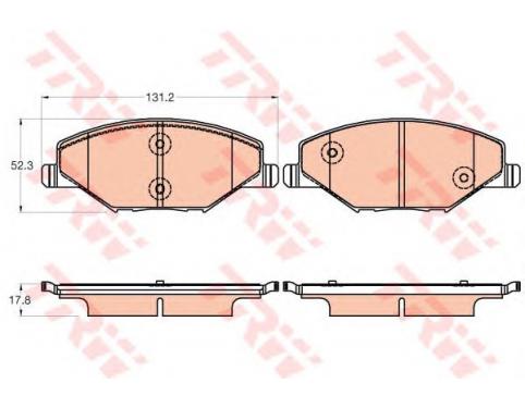 1 Set Of Brake Pads Fordisk Brake