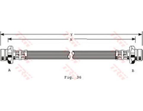 HOSE REAR BRAKE FLEXIBLE