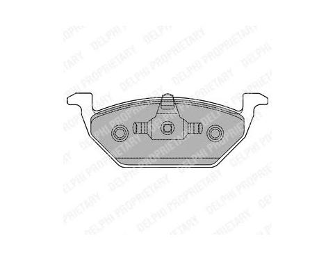 1 SET OF BRAKE PADS FOR DISK BRAKE ECO