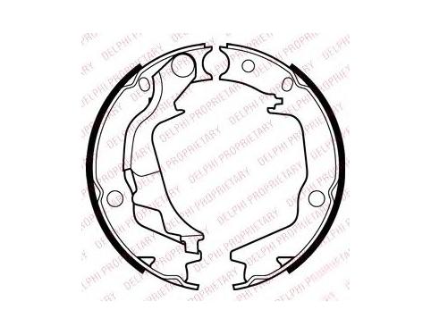 SHOE KIT-PARKING BRAKE