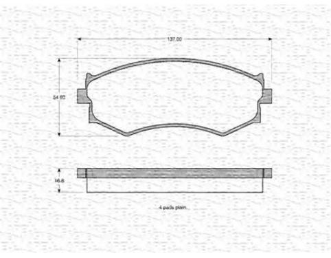 Brake Pad Set, disc brake