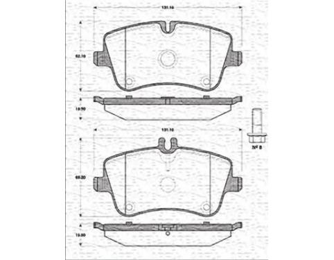 FRONT BRAKE PAD SET