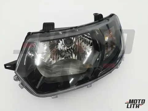 HEAD LAMP ASSY LH BLACK STRIP RHD