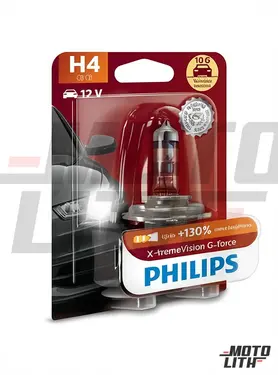 H4 Halogen Bulb 12V 60/55W (Single Bulb)