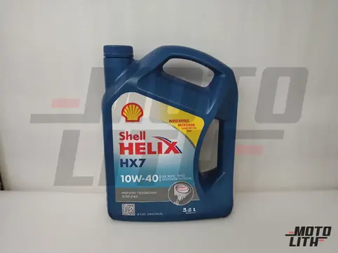 Engine Oil 10W-40 (3.5L) (Shell Helix HX7 Synthetic Technology Motor Oil)