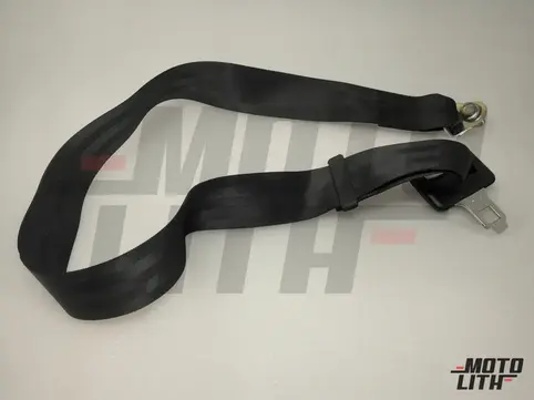 TONGUE ASSY, RR BELT CENTER (BLACK)