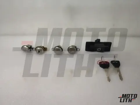 Lock Kit (Door Locks 2pcs, Fuel Tank Lock 1pc, Glove Box Lock 1pc, Tailgate Lock 1pc) with 2 Keys