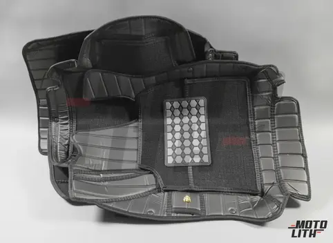 9D Car Floor Mats - Black