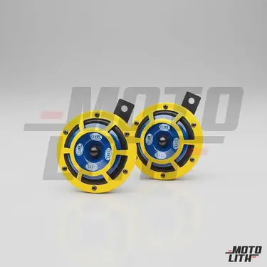 Universal Yellow Panther Disc Horn (Set of 2)