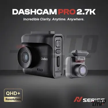 Dashcam 2.7K N Series with Hard Wiring Kit - Black